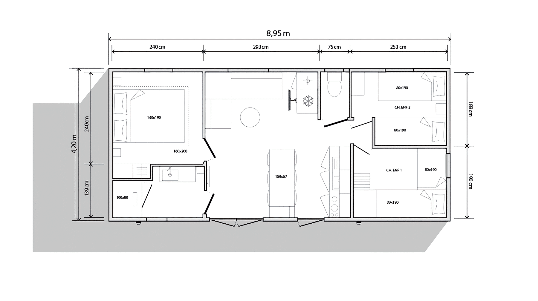 hebergement edenspa plan