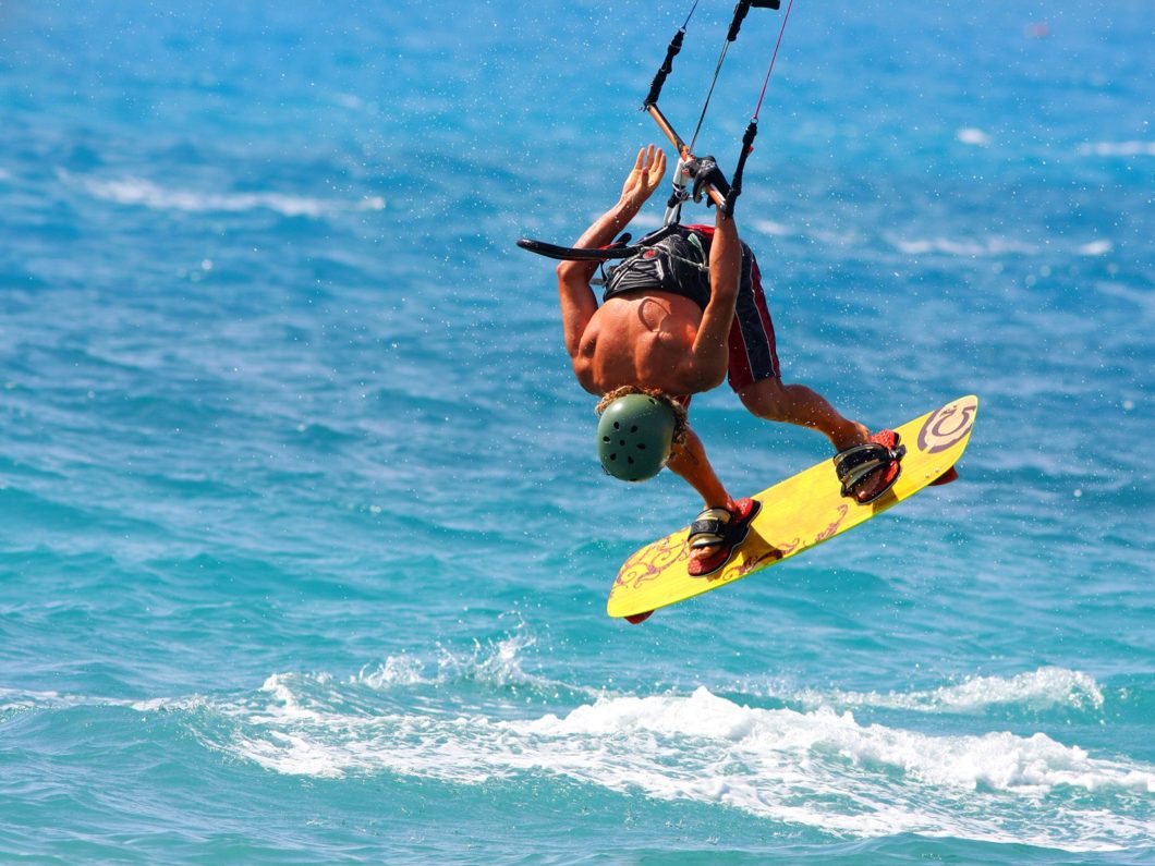 kite surf a l etang de thau