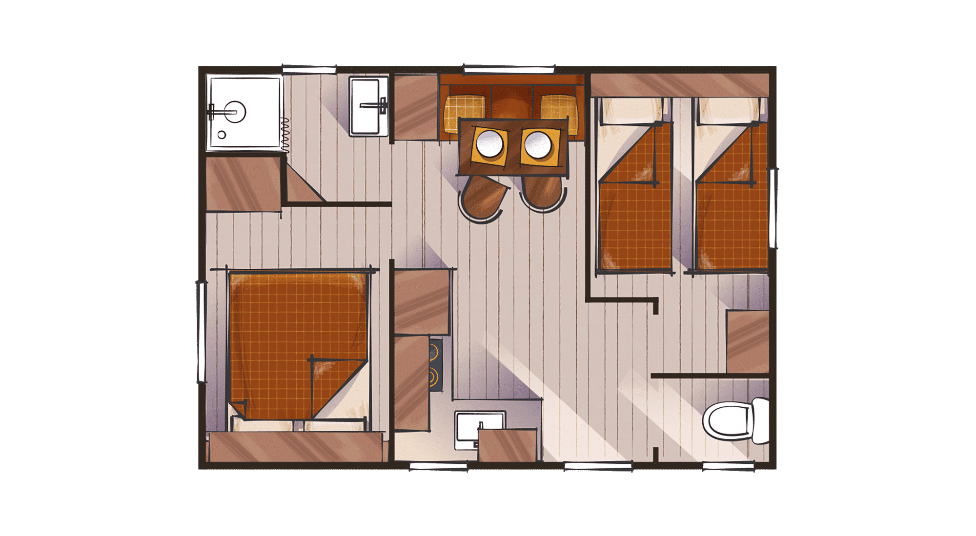 plan du mobil home venus