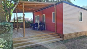 vue exterieur location Ara camping robinson